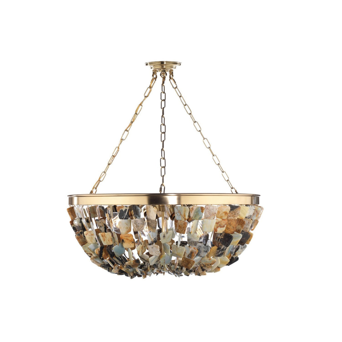 Metropolitan - N9631 - Eight Light Pendant - Flotsam - Brass