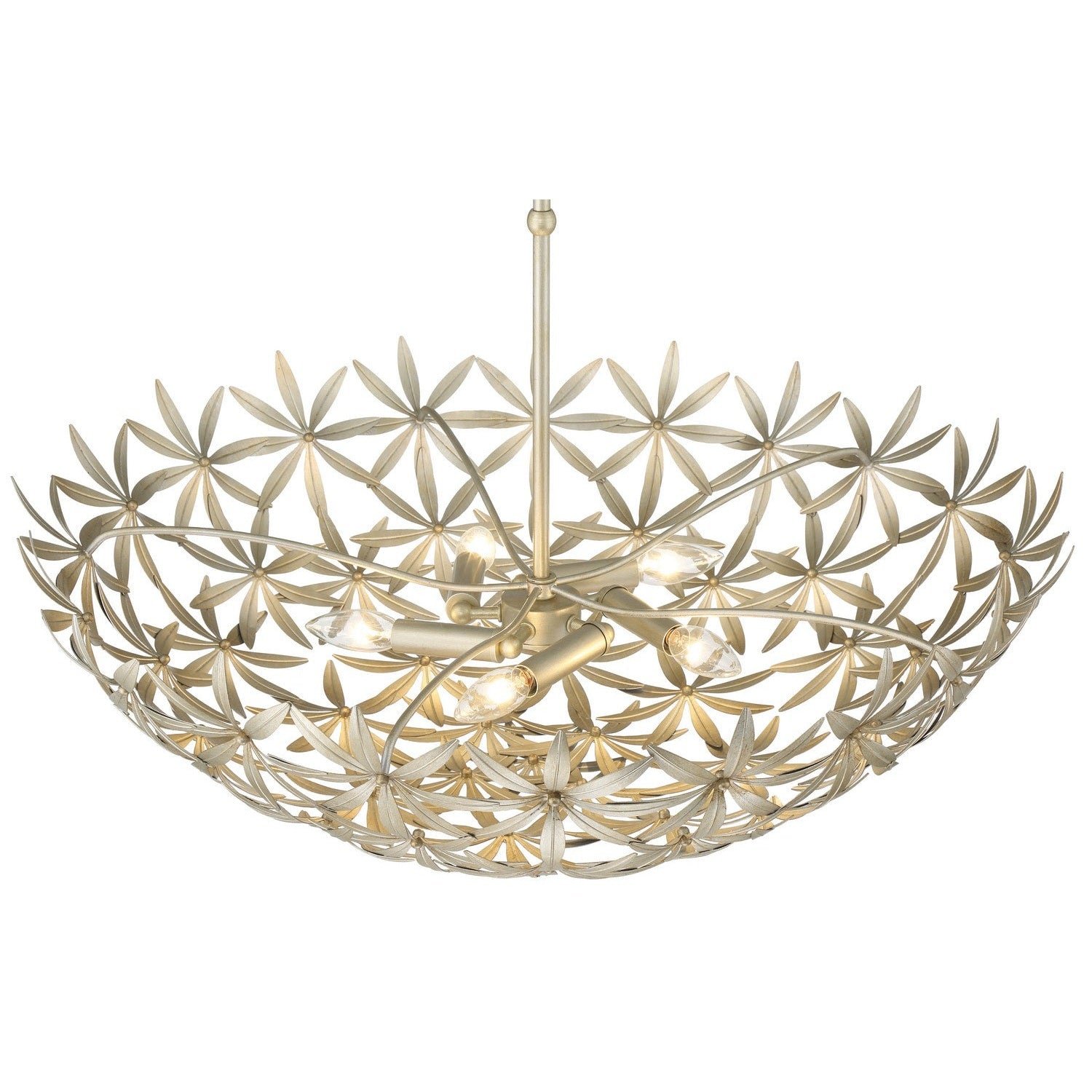 Minka-Lavery - 2148-735 - Five Light Pendant - Flower Child - Ambry Gold
