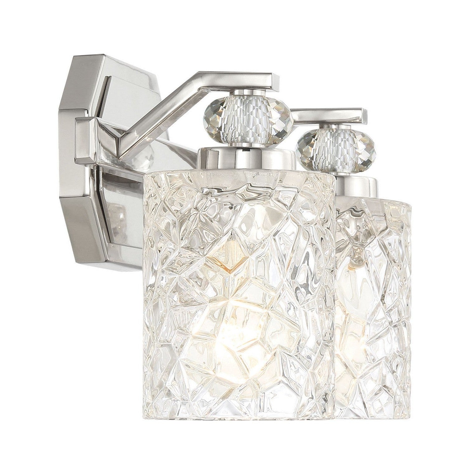 Minka-Lavery - 2612-77 - Two Light Bath Vanity - Crystal Kay - Chrome