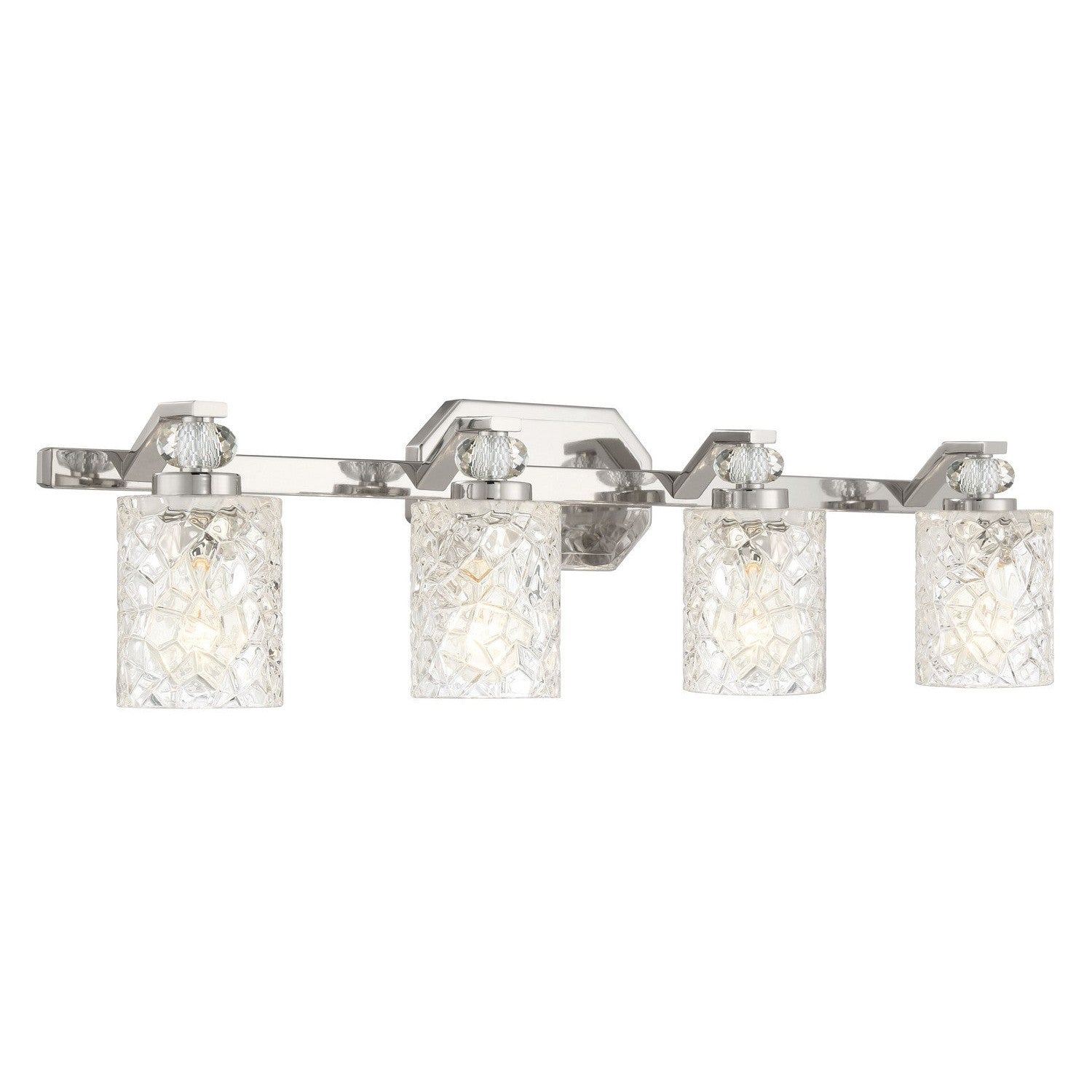 Minka-Lavery - 2614-77 - Four Light Bath Vanity - Crystal Kay - Chrome