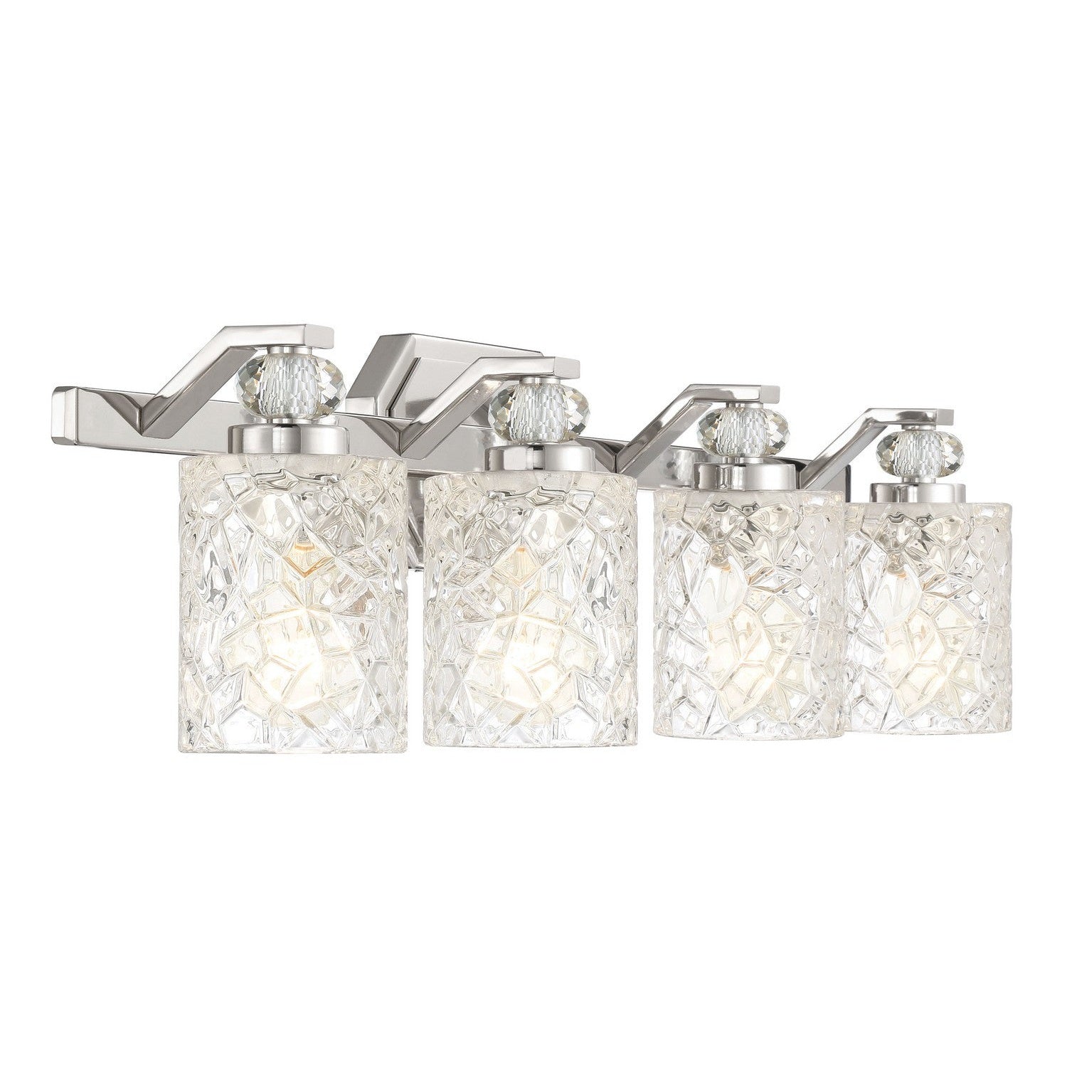 Minka-Lavery - 2614-77 - Four Light Bath Vanity - Crystal Kay - Chrome