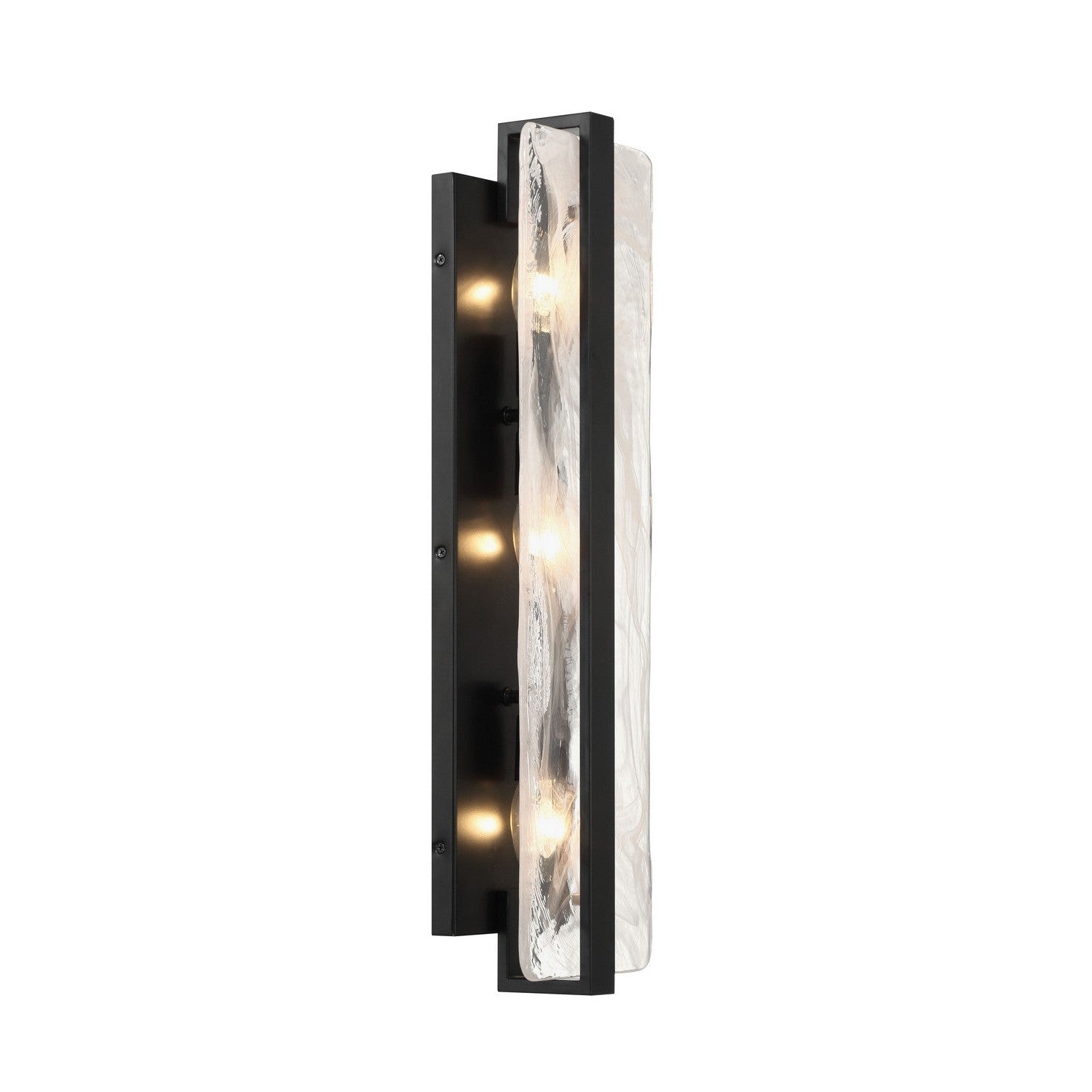 Minka-Lavery - 3615-66A - Three Light Wall Sconce - Cloud Break - Coal