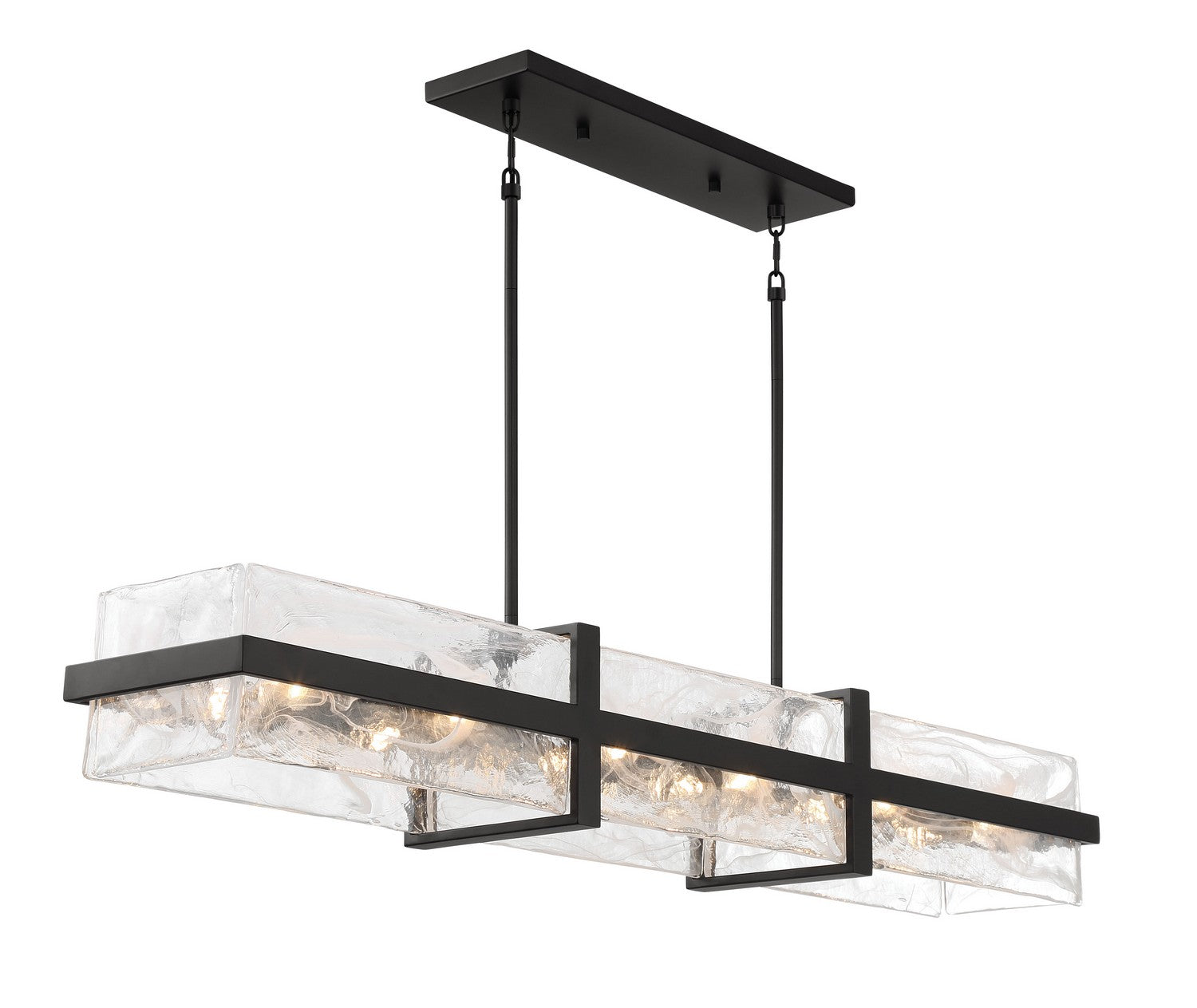 Minka-Lavery - 3617-66A - 12 Light Island Pendant - Cloud Break - Coal