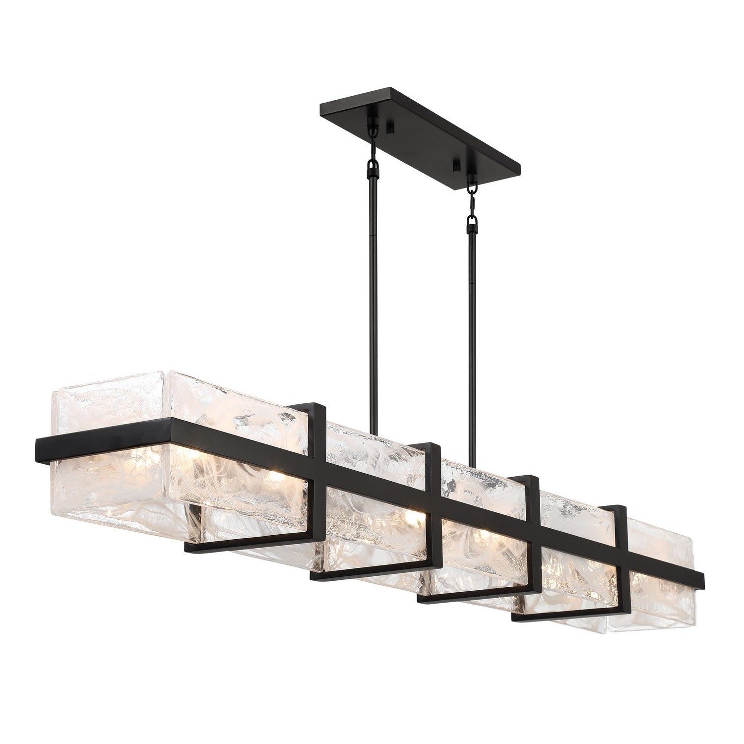 Minka-Lavery - 3618-66A - 12 Light Island Pendant - Cloud Break - Coal