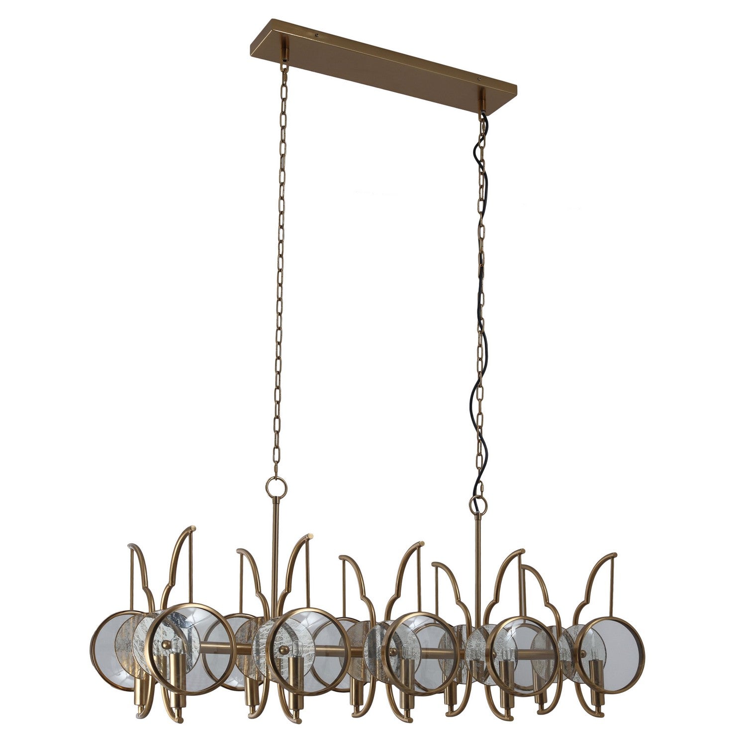 Minka-Lavery - 3817-863 - Ten Light Island Pendant - Into Focus - Artisan Brass