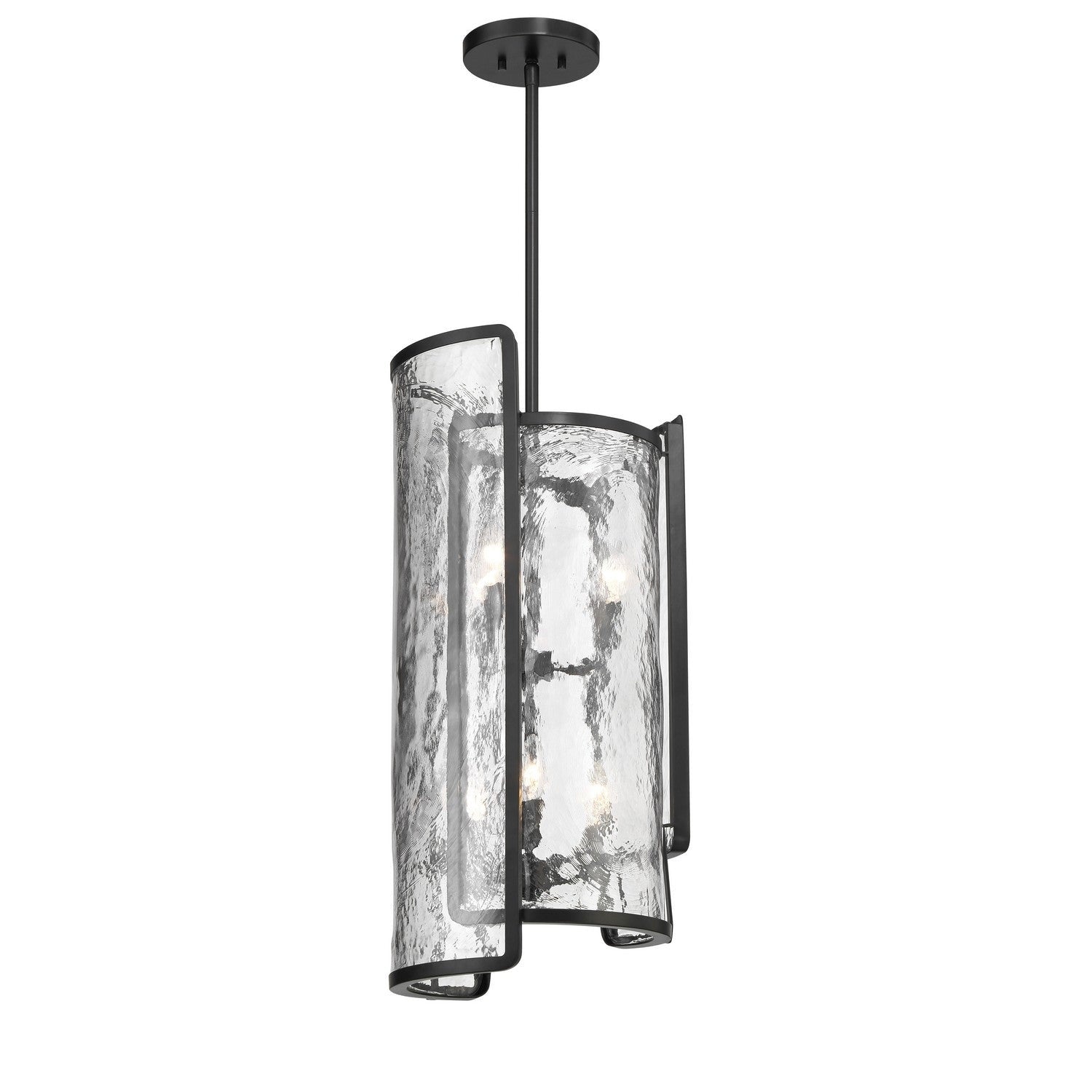 Minka-Lavery - 5266-66A - Six Light Foyer Pendant - Bella Collina - Coal