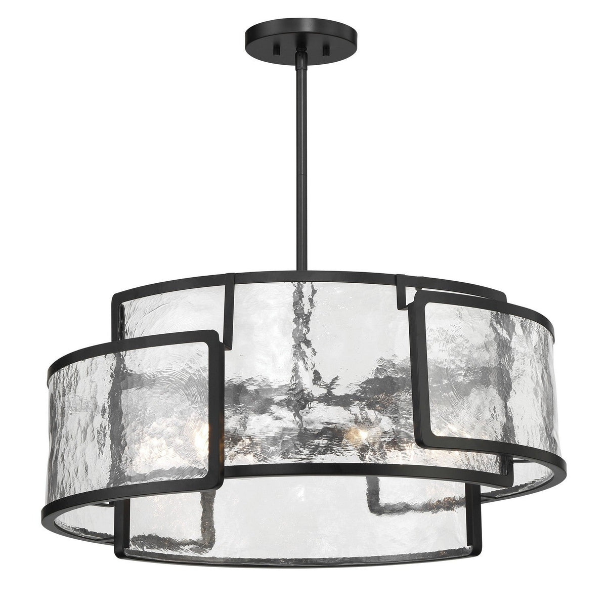 Minka-Lavery - 5267-66A - Six Light Pendant - Bella Collina - Coal