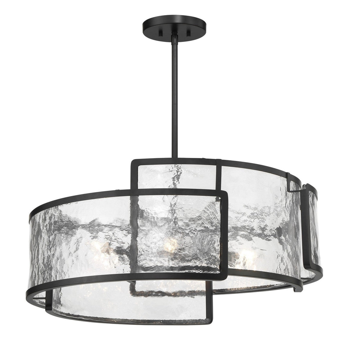 Minka-Lavery - 5267-66A - Six Light Pendant - Bella Collina - Coal