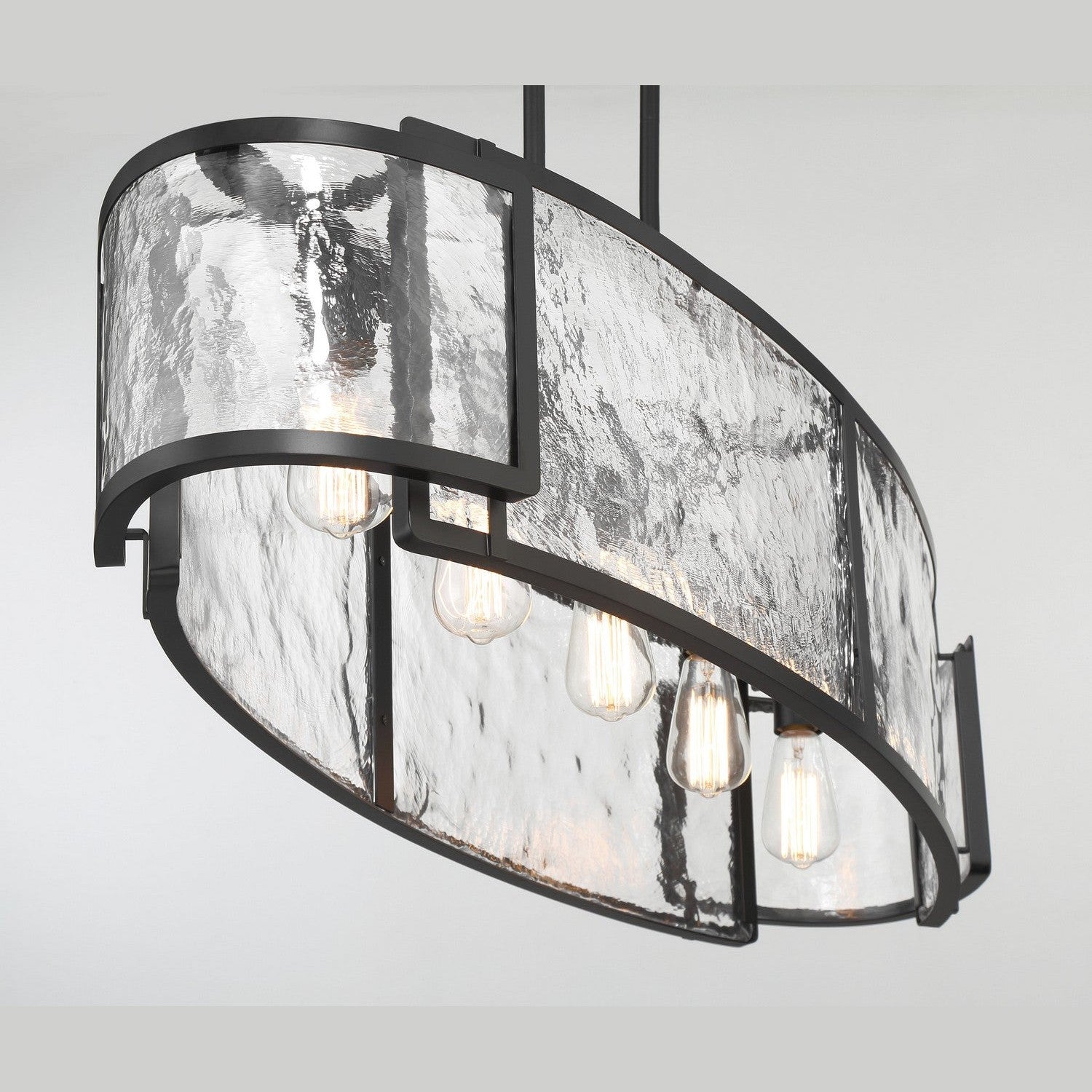 Minka-Lavery - 5268-66A - Five Light Island Pendant - Bella Collina - Coal