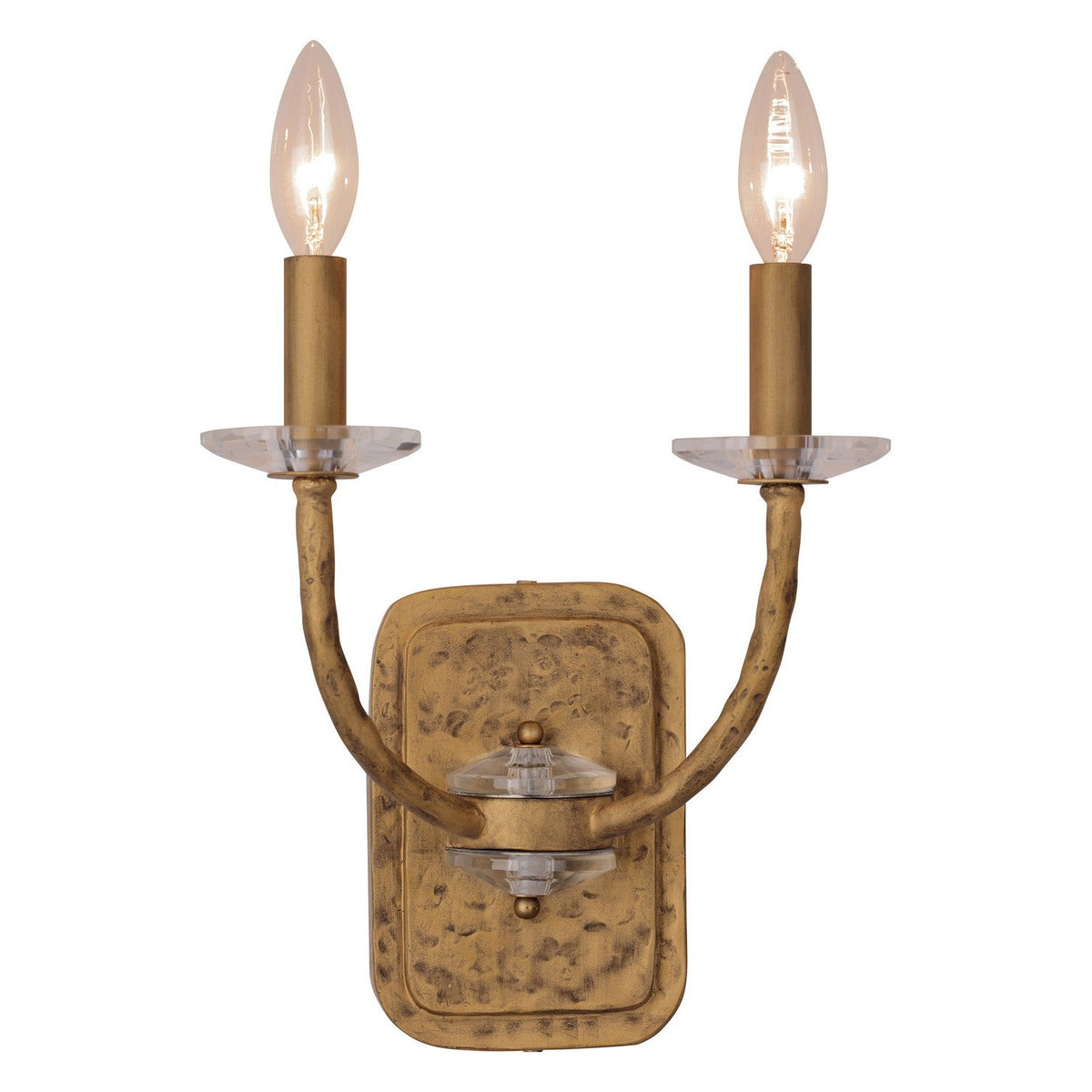 Minka-Lavery - 5282-788 - Two Light Wall Sconce - Atella - Ashen Gold