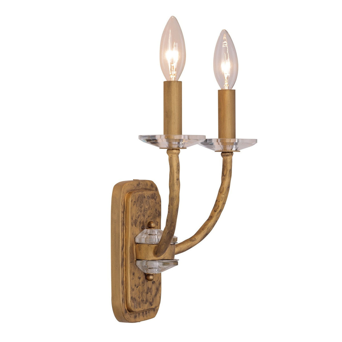 Minka-Lavery - 5282-788 - Two Light Wall Sconce - Atella - Ashen Gold