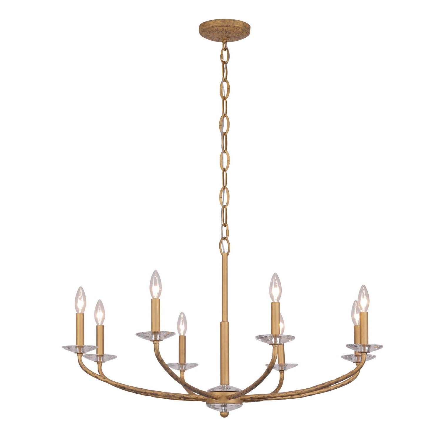 Minka-Lavery - 5287-788 - Eight Light Chandelier - Atella - Ashen Gold