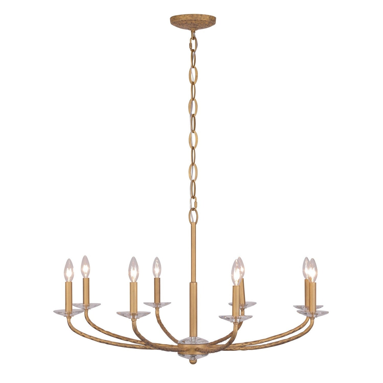Minka-Lavery - 5287-788 - Eight Light Chandelier - Atella - Ashen Gold