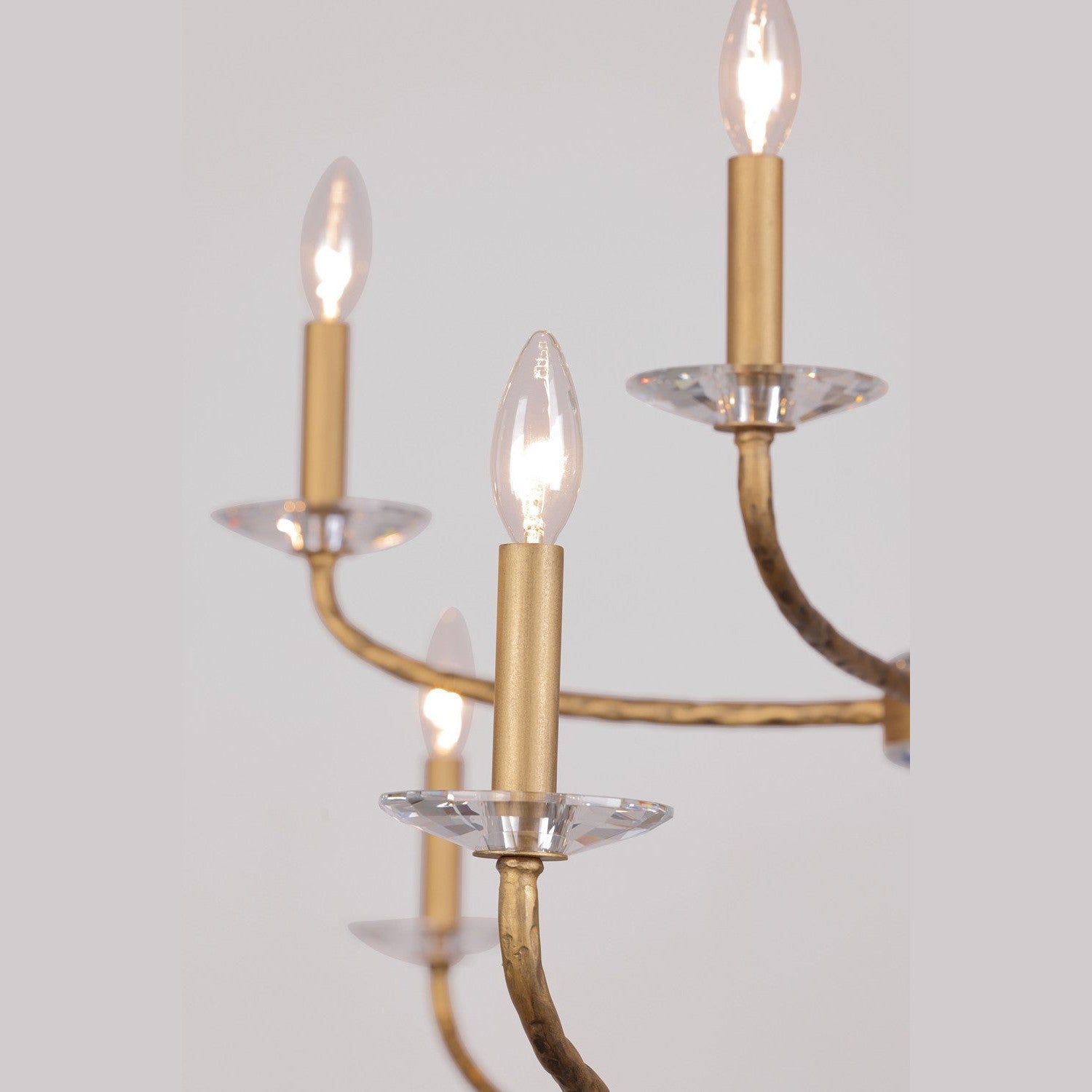 Minka-Lavery - 5288-788 - 12 Light Chandelier - Atella - Ashen Gold