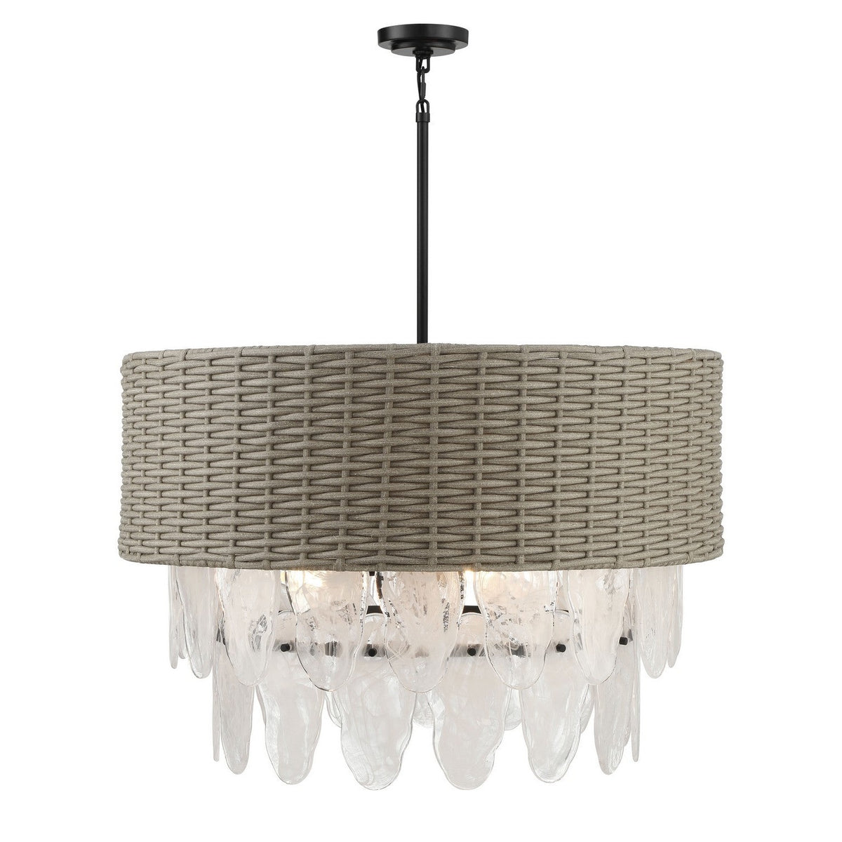 Minka-Lavery - 5297-66A - Nine Light Pendant - Breakers Isle - Coal