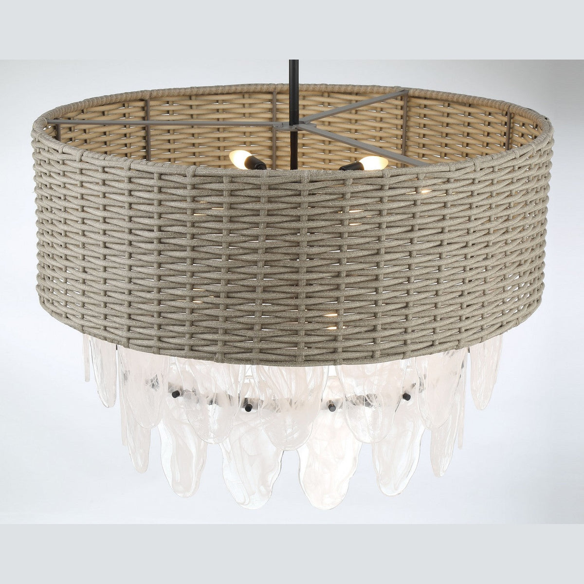 Minka-Lavery - 5297-66A - Nine Light Pendant - Breakers Isle - Coal