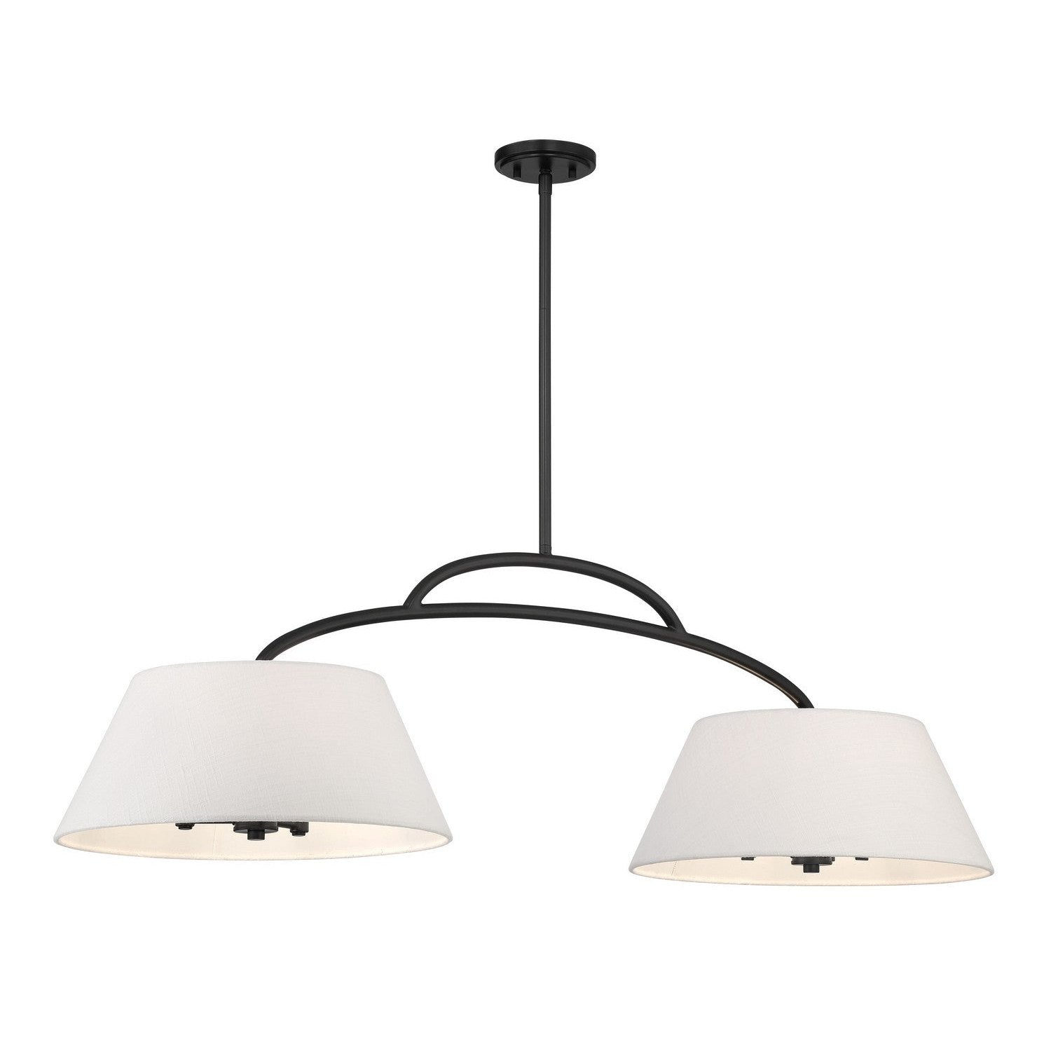 Minka-Lavery - 5398-66A - Six Light Island Pendant - Headington - Coal