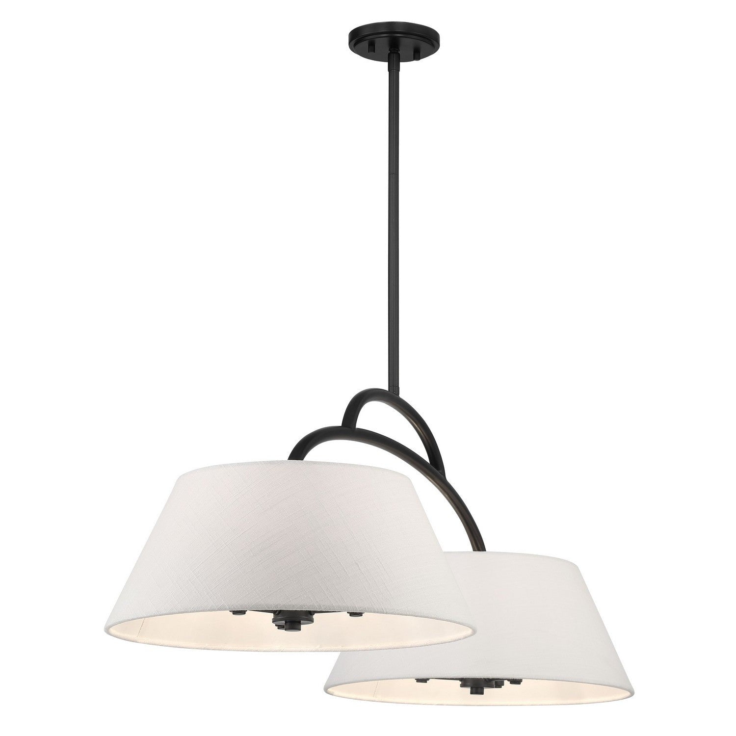 Minka-Lavery - 5398-66A - Six Light Island Pendant - Headington - Coal