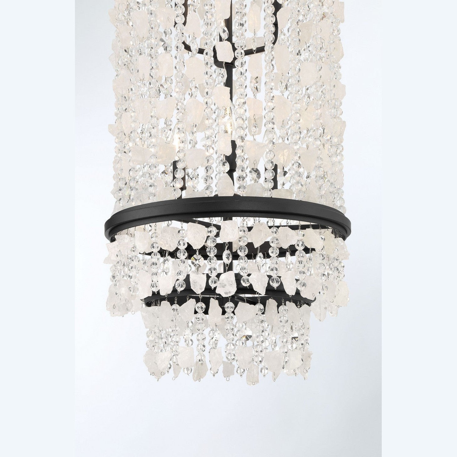 Minka-Lavery - 6704-66 - Six Light Foyer Pendant - Shimmering Elegance - Sand Coal