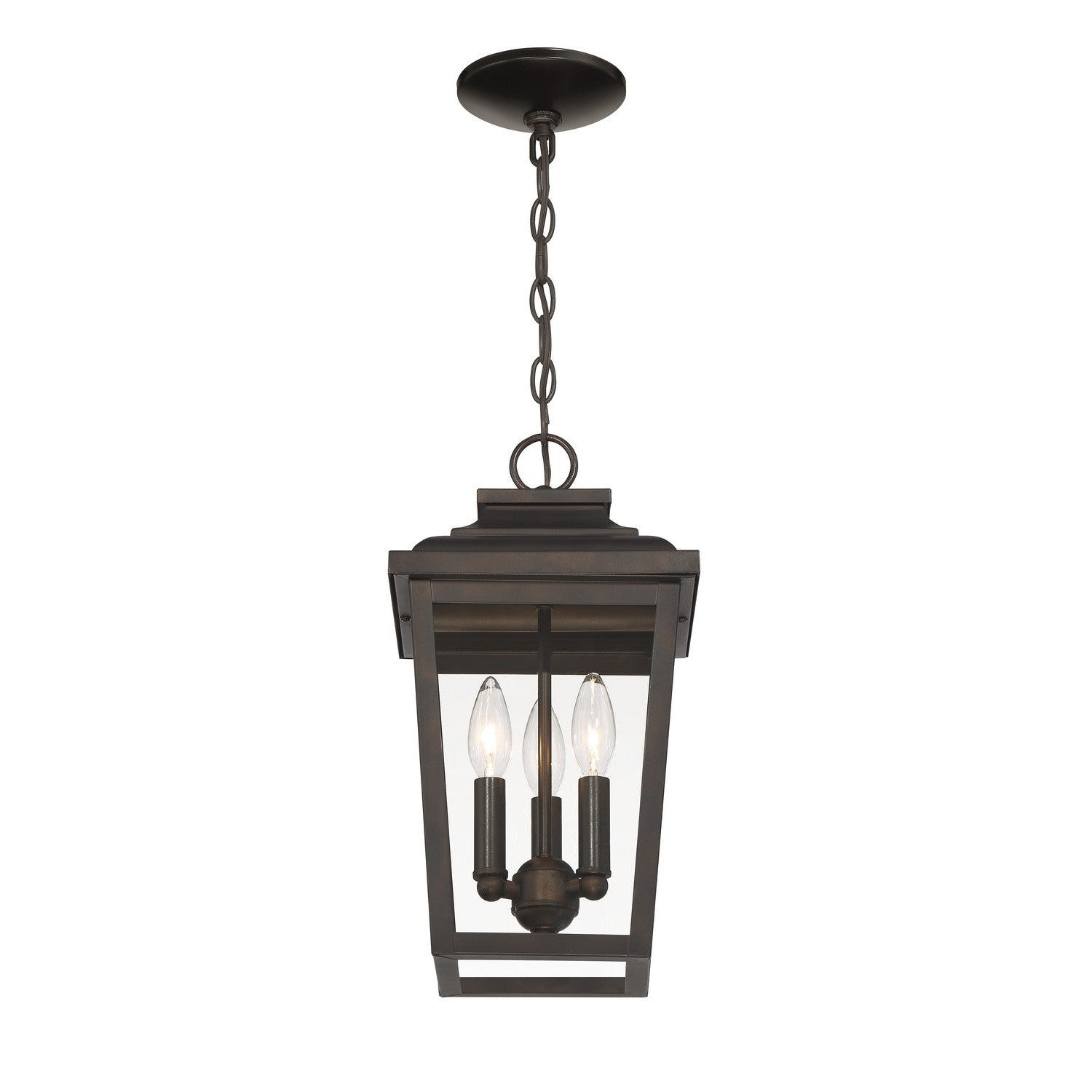 Minka-Lavery - 72174-189-C - Three Light Chain Hung - Irvington Manor - Chelesa Bronze
