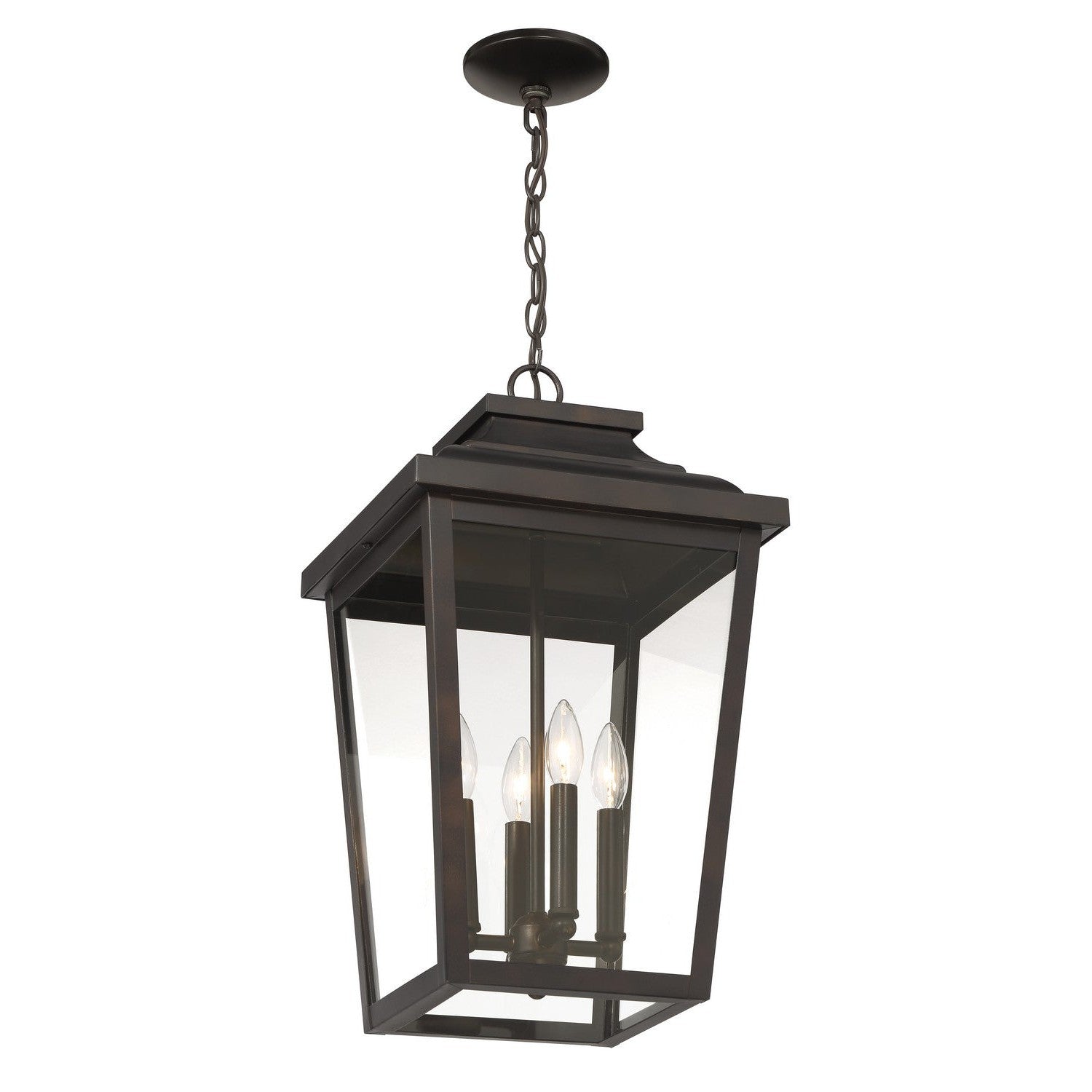 Minka-Lavery - 72175-189-C - Four Light Chain Hung - Irvington Manor - Chelesa Bronze