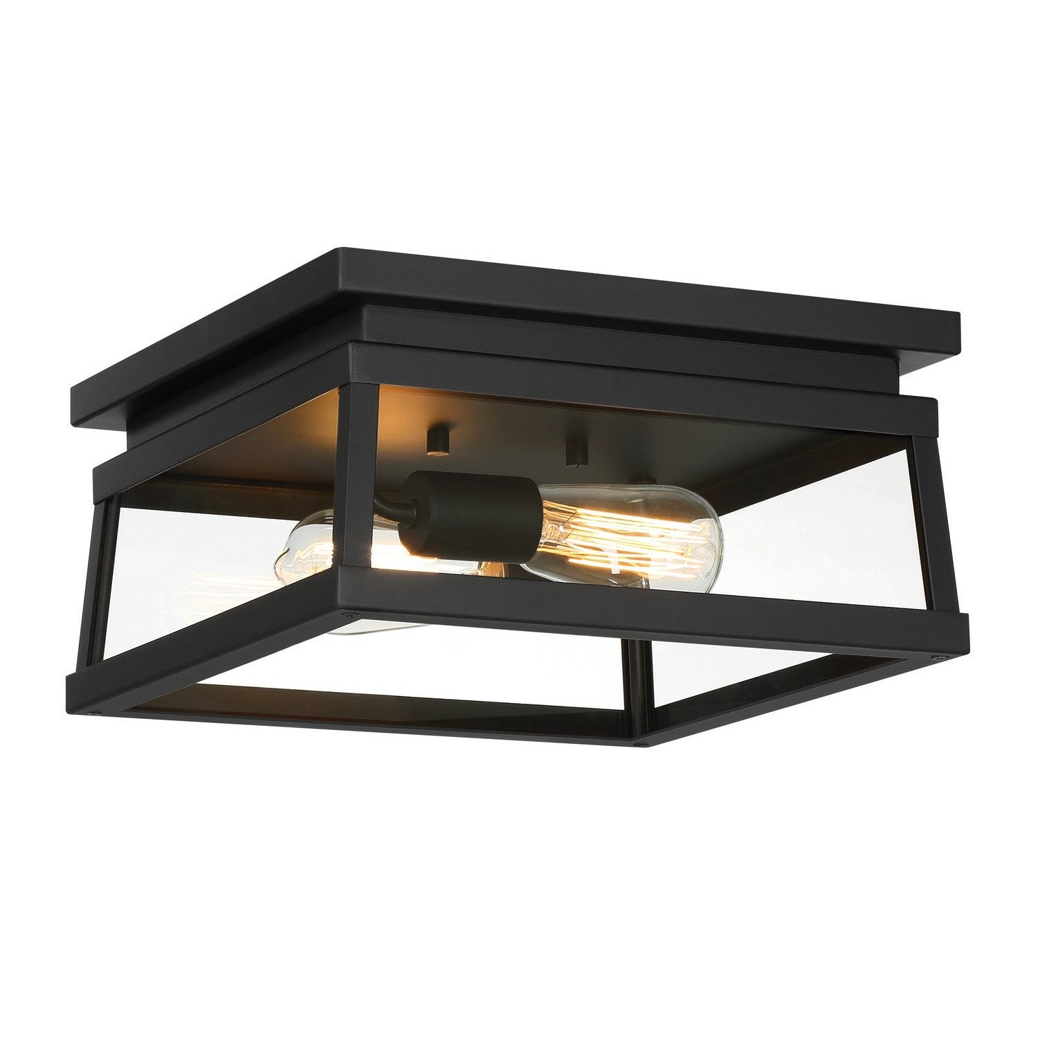 Minka-Lavery - 73217-66A - Two Light Outdoor Flush Mount - Isla Vista - Coal
