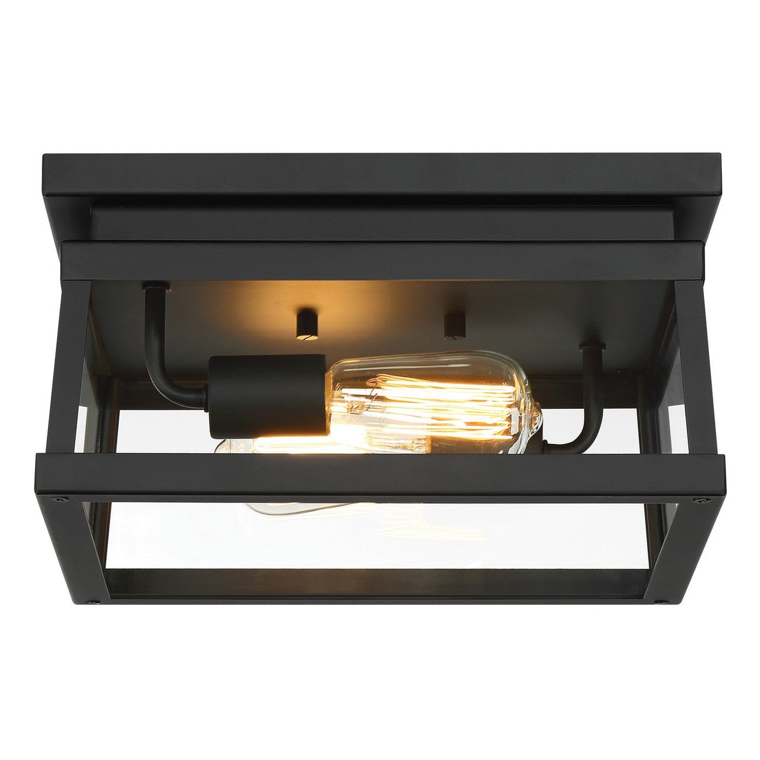 Minka-Lavery - 73217-66A - Two Light Outdoor Flush Mount - Isla Vista - Coal
