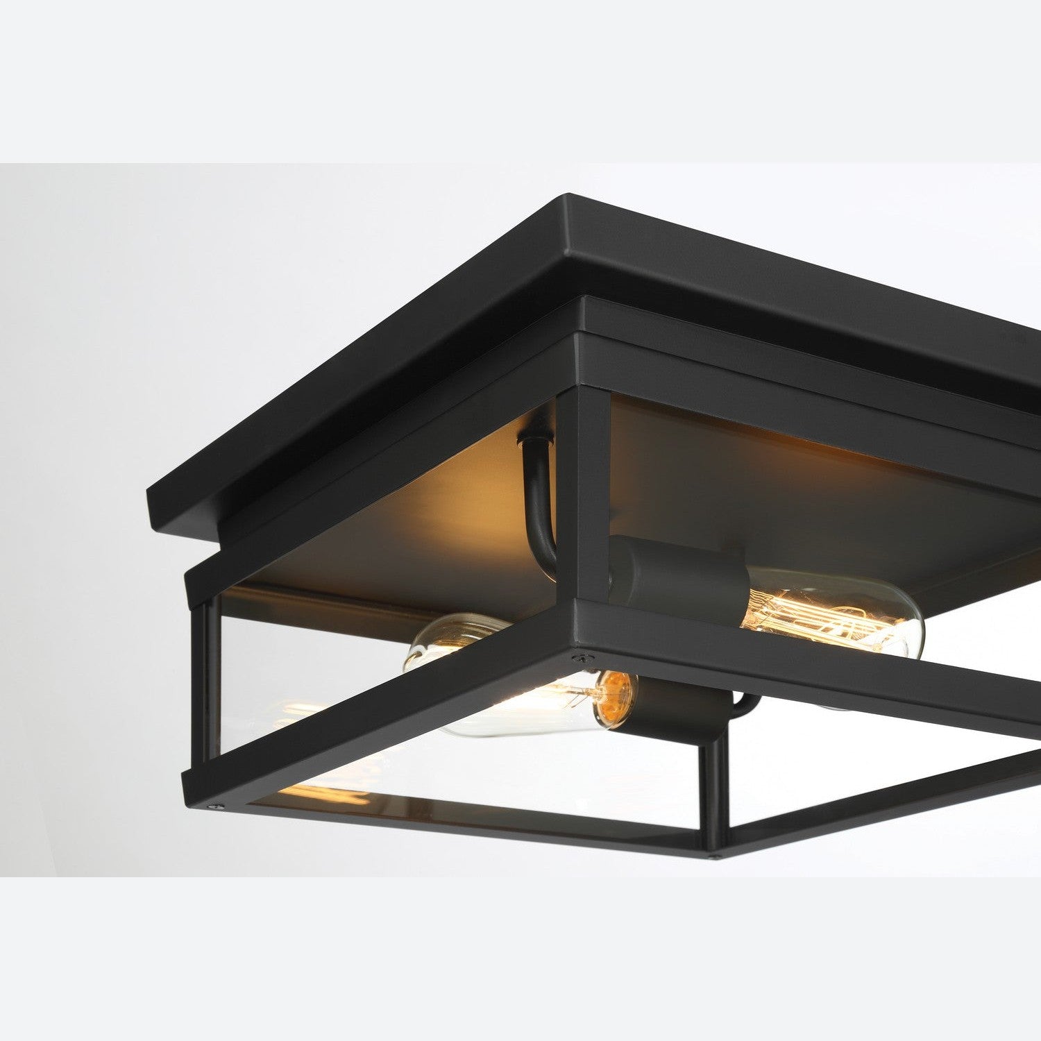 Minka-Lavery - 73217-66A - Two Light Outdoor Flush Mount - Isla Vista - Coal