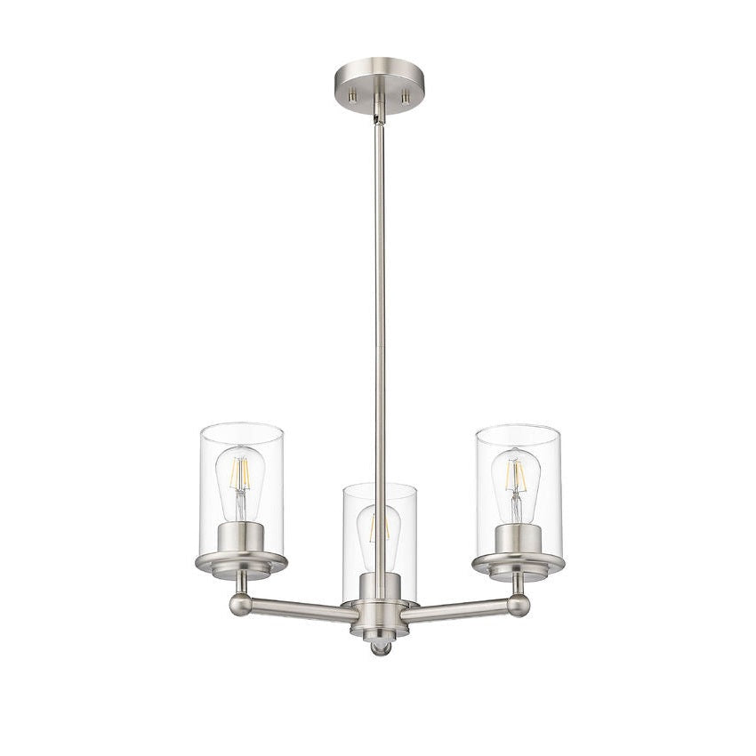 Z-Lite - 742-3BN - Three Light Chandelier - Thayer - Brushed Nickel