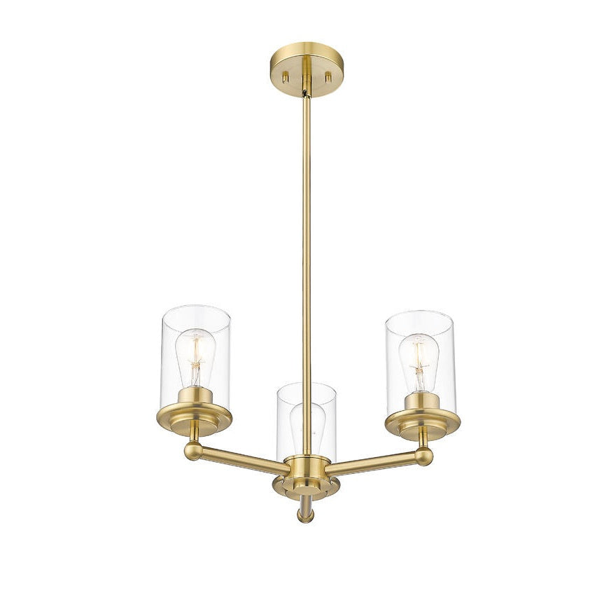 Z-Lite - 742-3LG - Three Light Chandelier - Thayer - Luxe Gold