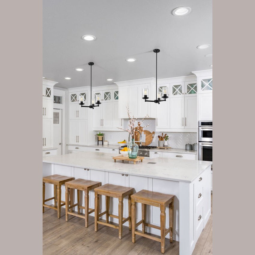 Z-Lite - 742-3MB - Three Light Chandelier - Thayer - Matte Black