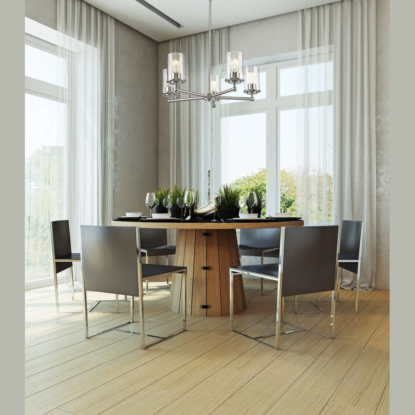 Z-Lite - 742-5BN - Five Light Chandelier - Thayer - Brushed Nickel