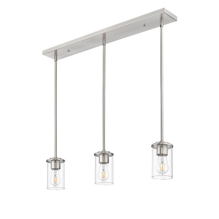 Z-Lite - 742MP-3BN - Three Light Pendant - Thayer - Brushed Nickel