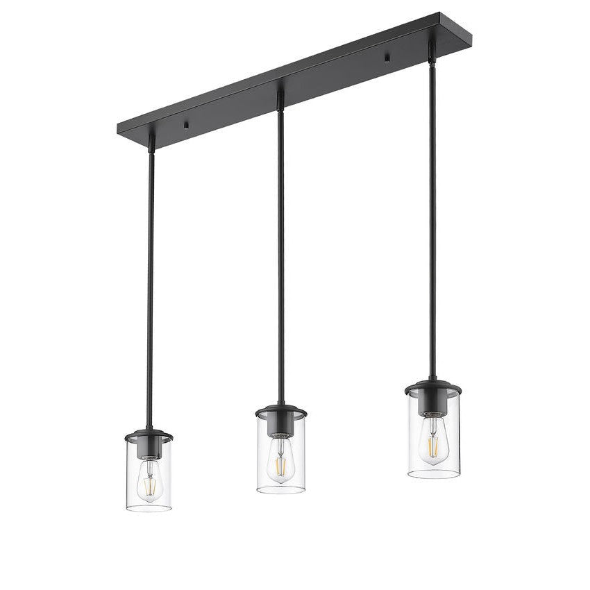 Z-Lite - 742MP-3MB - Three Light Pendant - Thayer - Matte Black
