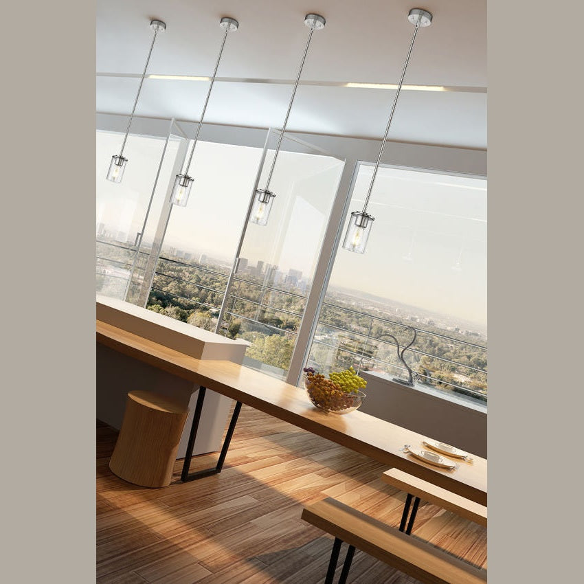 Z-Lite - 742MP-BN - One Light Pendant - Thayer - Brushed Nickel