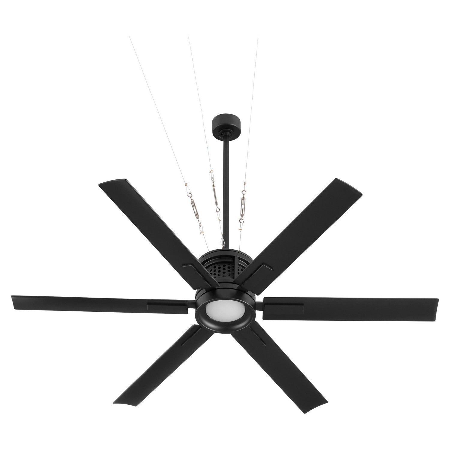 Quorum - 10656-59 - 65" Patio Fan - Zeus - Matte Black