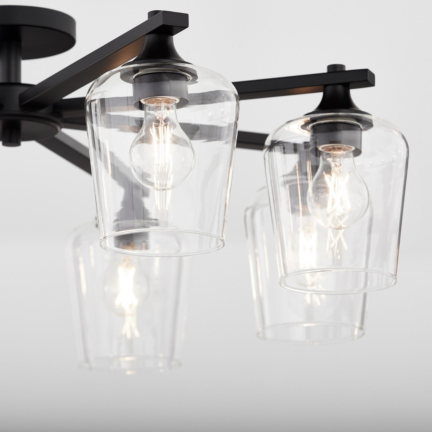 Quorum - 358-8-59 - Eight Light Ceiling Mount - Veno - Matte Black