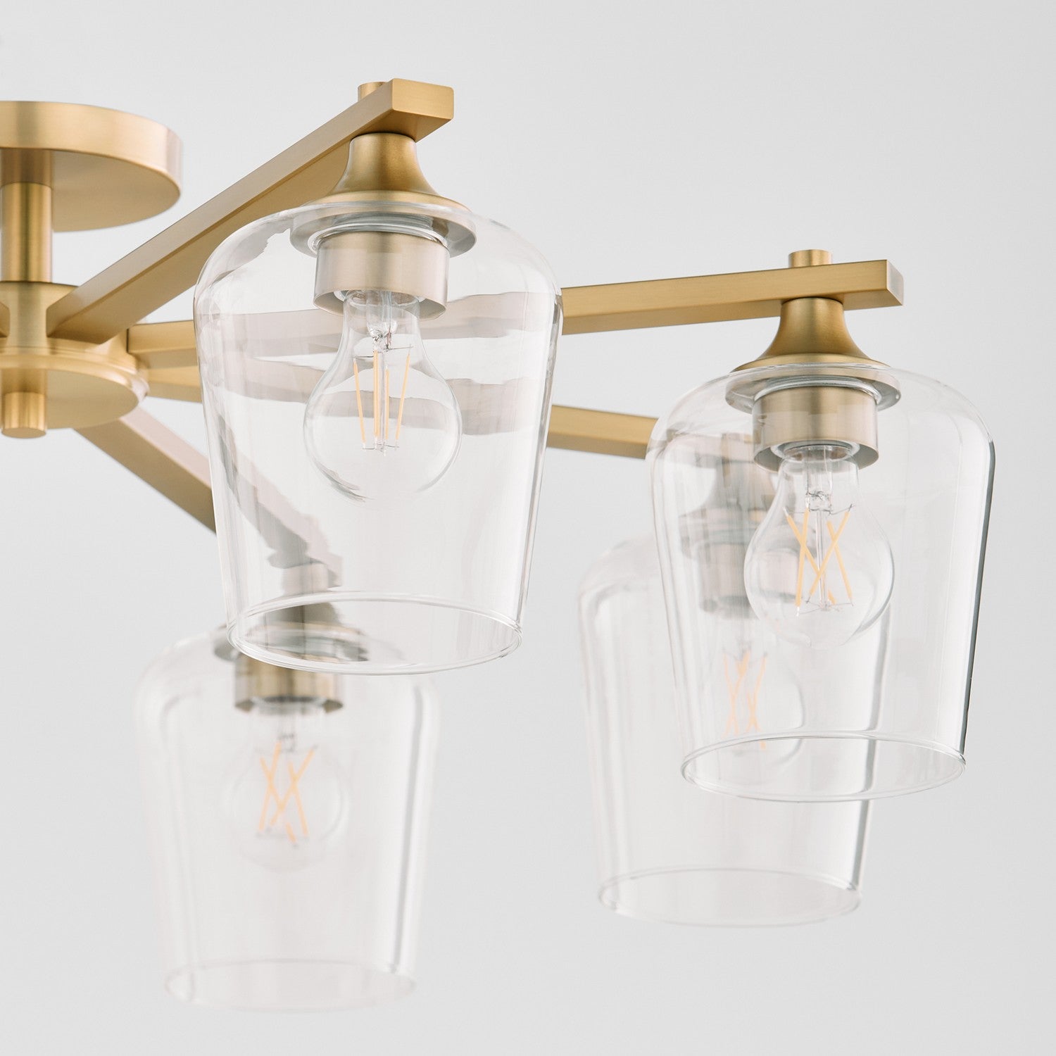 Quorum - 358-8-80 - Eight Light Ceiling Mount - Veno - Aged Brass