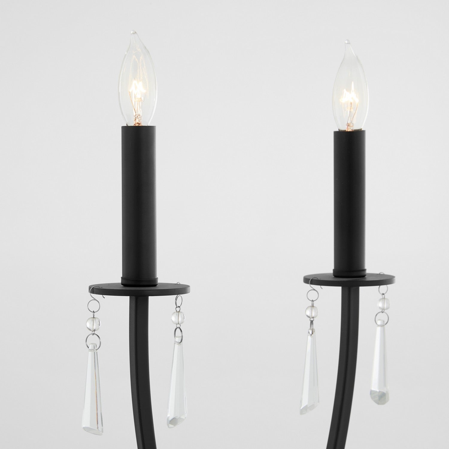 Quorum - 521-2-59 - Two Light Wall Mount - Majesty - Matte Black