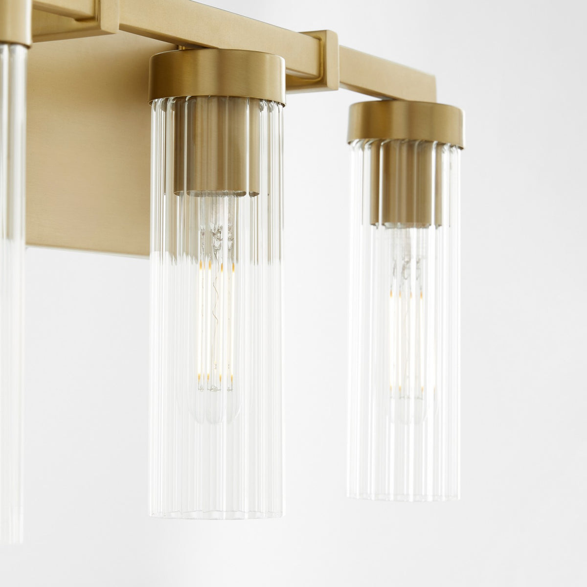 Quorum - 533-3-80 - Three Light Vanity - Kilbey - Aged Brass