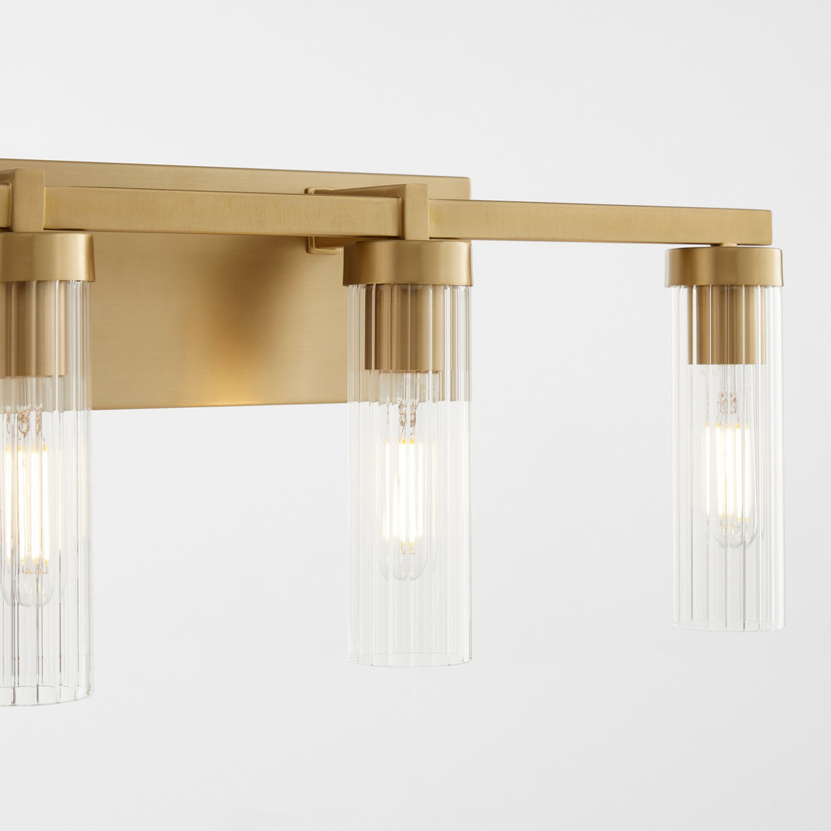 Quorum - 533-4-80 - Four Light Vanity - Kilbey - Aged Brass