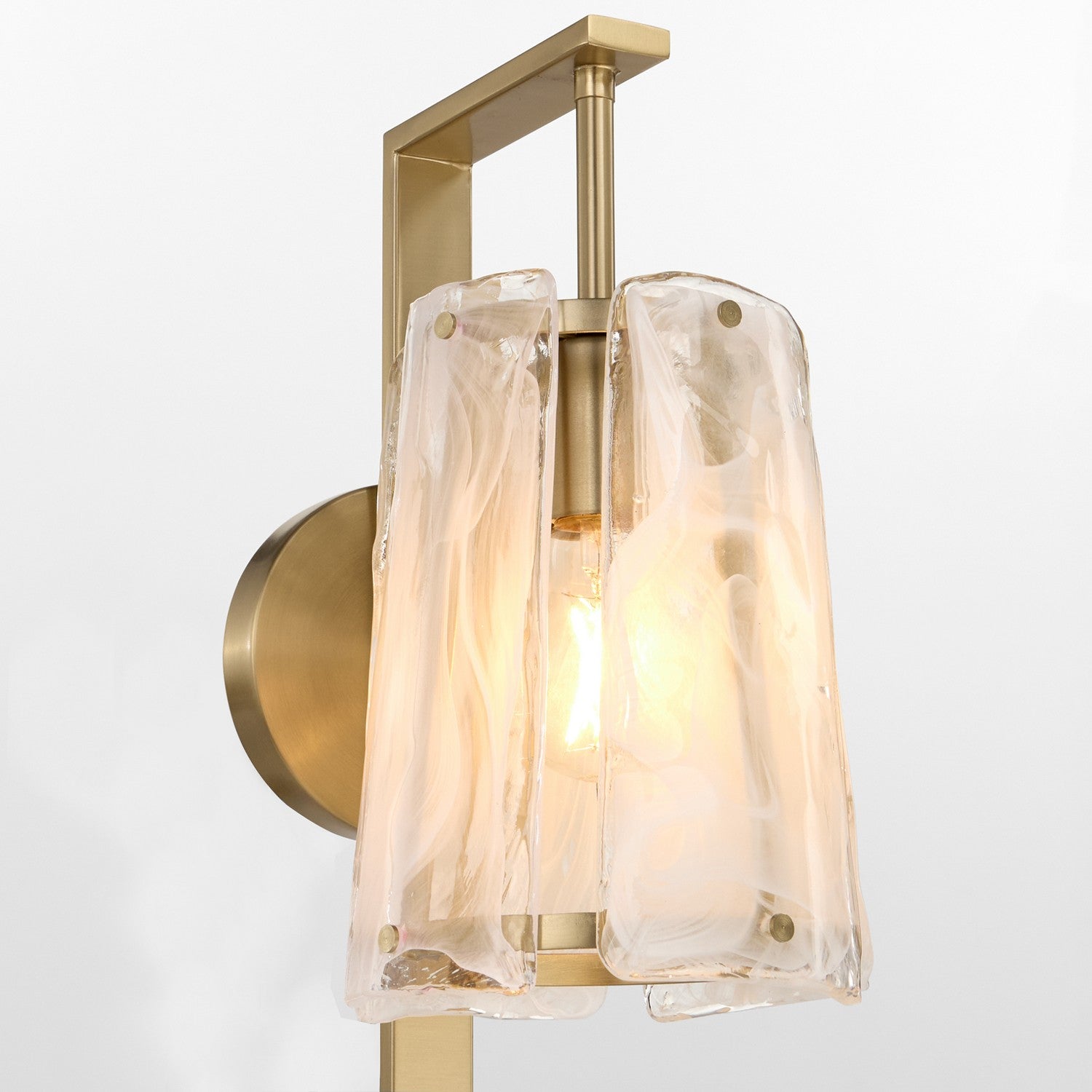 Quorum - 5575-1-80 - One Light Wall Mount - Prestige - Aged Brass