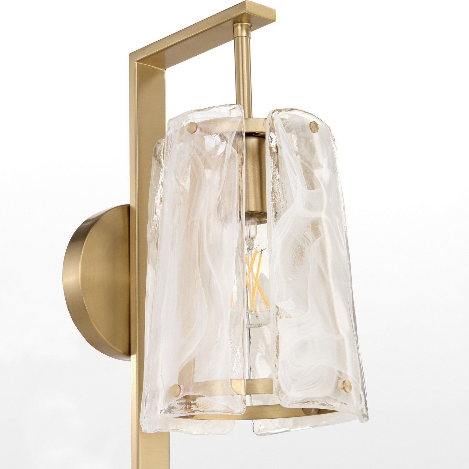 Quorum - 5575-1-80 - One Light Wall Mount - Prestige - Aged Brass