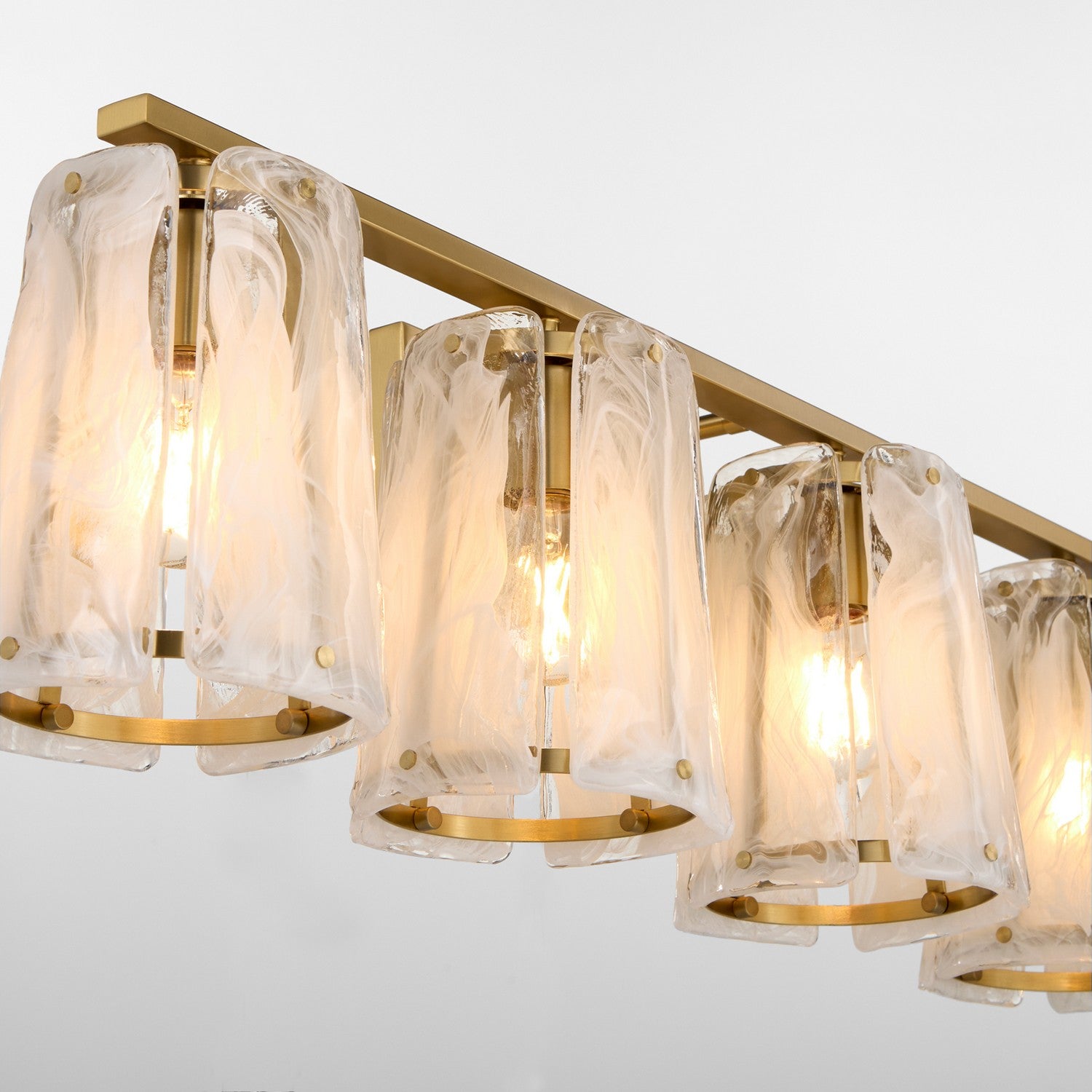 Quorum - 5575-4-80 - Four Light Vanity - Prestige - Aged Brass