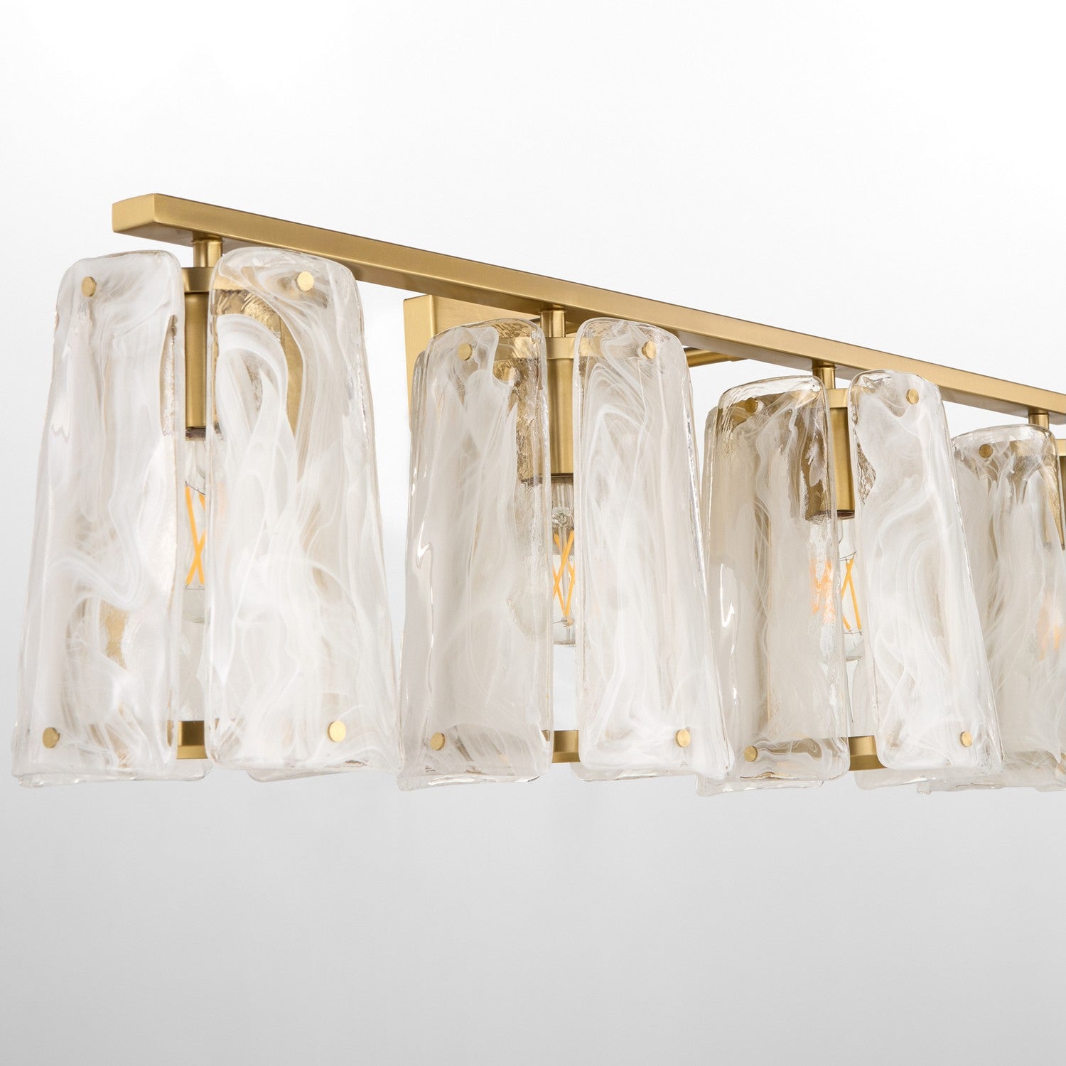 Quorum - 5575-4-80 - Four Light Vanity - Prestige - Aged Brass