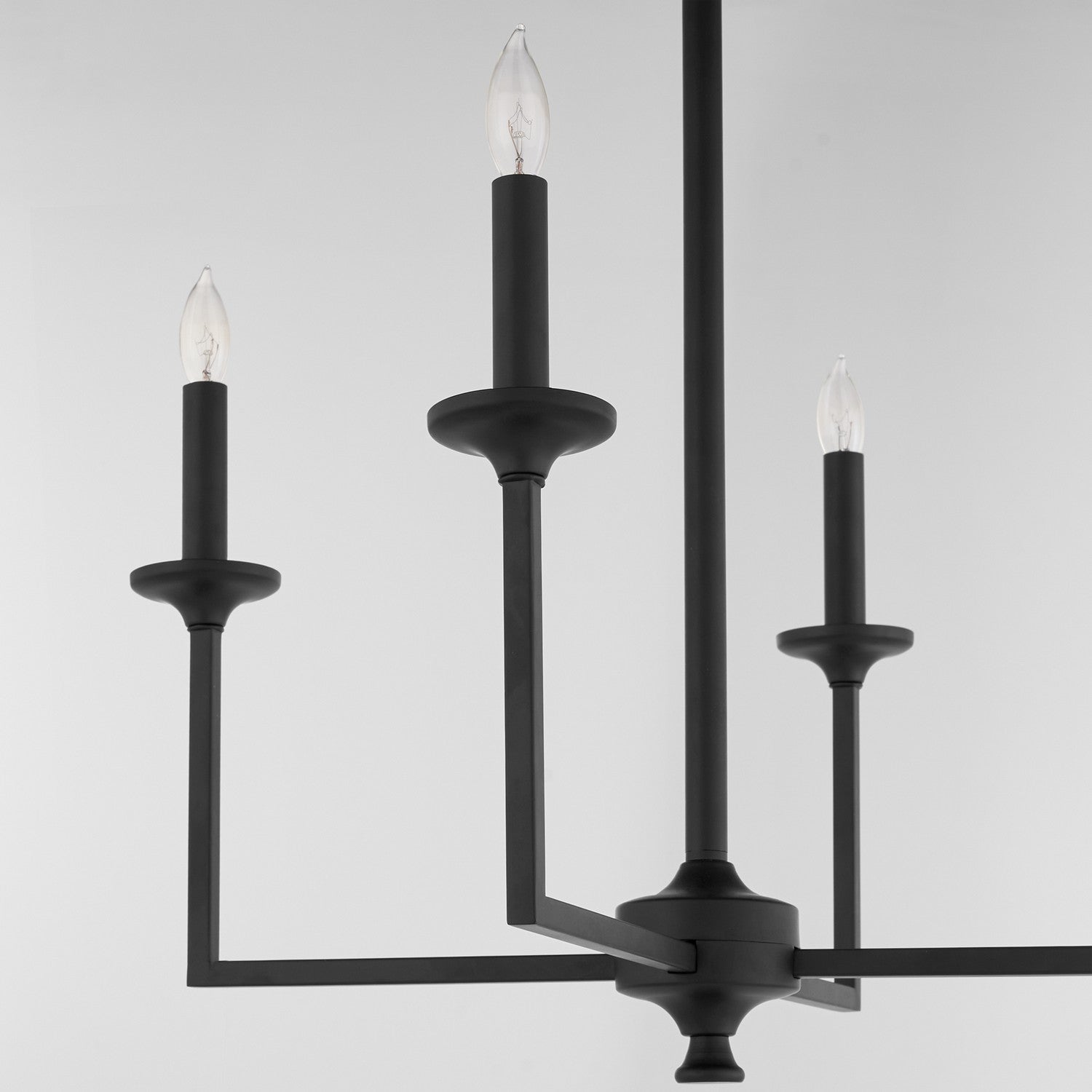 Quorum - 6005-4-59 - Four Light Chandelier - Eldorado - Matte Black