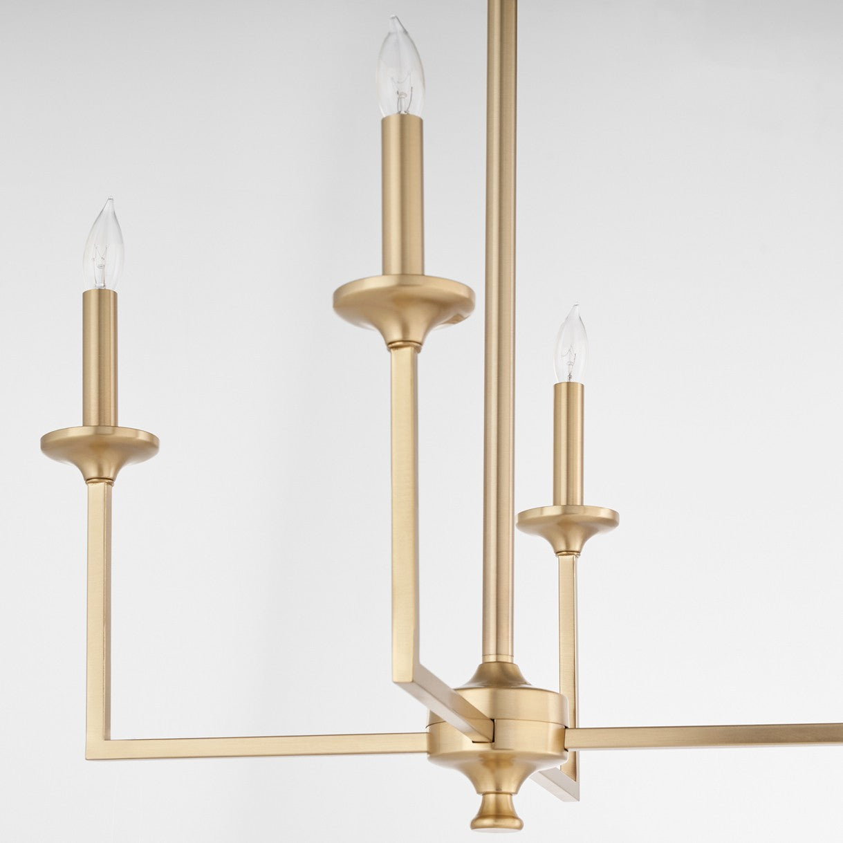 Quorum - 6005-4-80 - Four Light Chandelier - Eldorado - Aged Brass