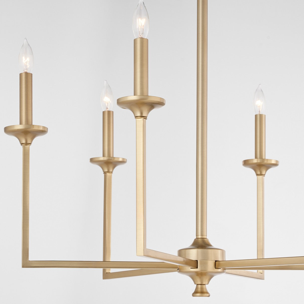 Quorum - 6005-6-80 - Six Light Chandelier - Eldorado - Aged Brass