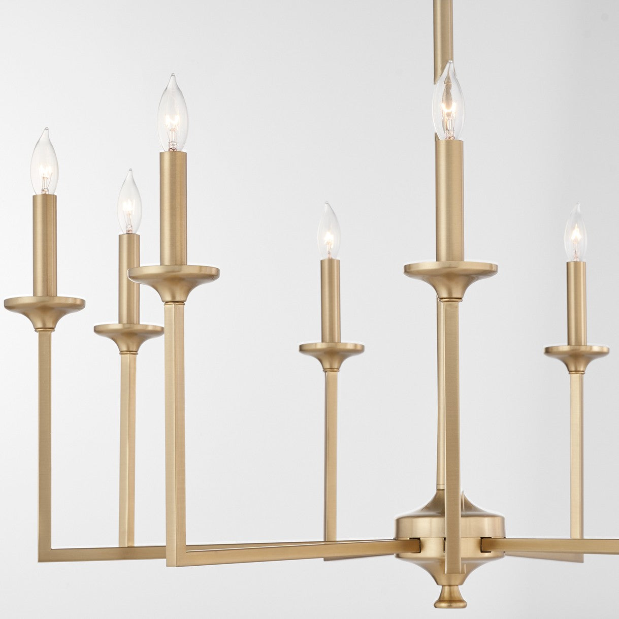 Quorum - 6005-9-80 - Nine Light Chandelier - Eldorado - Aged Brass
