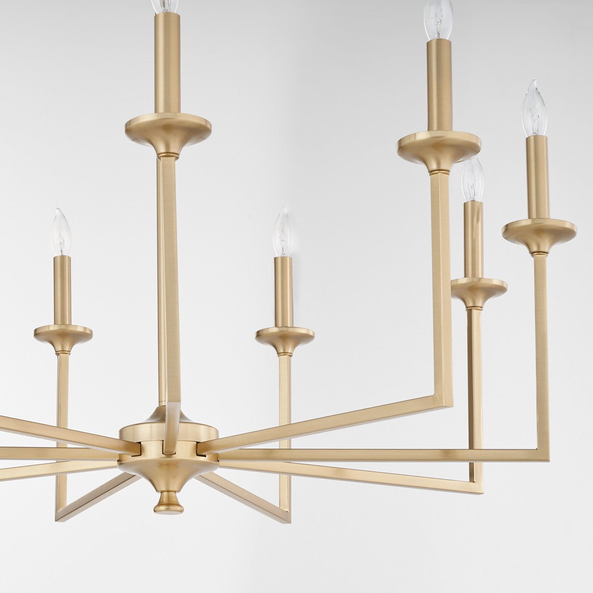 Quorum - 6005-9-80 - Nine Light Chandelier - Eldorado - Aged Brass